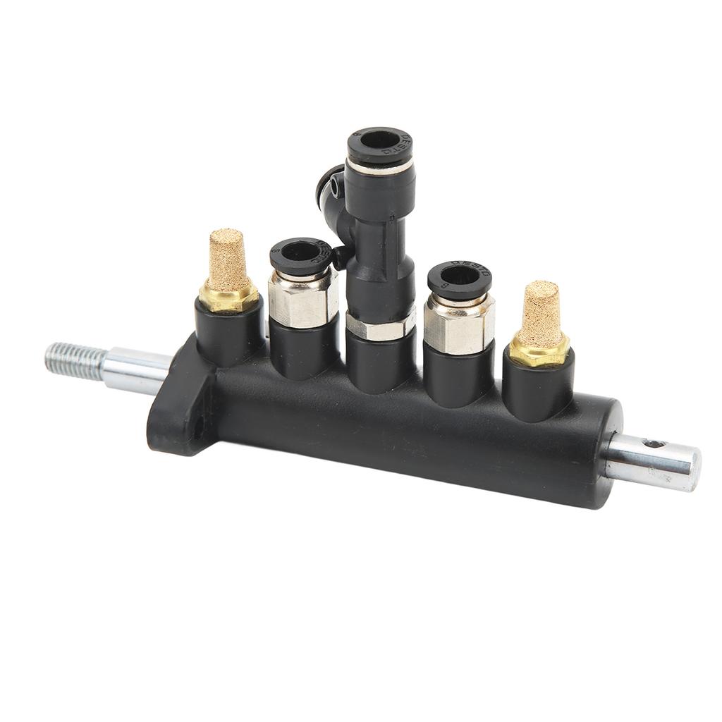 Tire Changer Machine Air Control Foot Pedal Valve 5 Way Aluminium Alloy 36mm Hole Distance Replacement Supplies