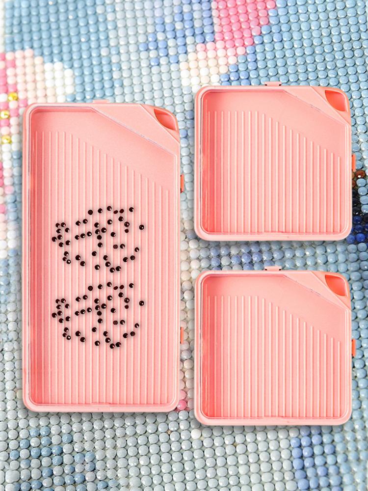 6Pcs Diamond Art Trays Rhinestone Tray Organizer Diamond Painting Trays Diamond Painting Accessories and Tools for DIY Art Craft