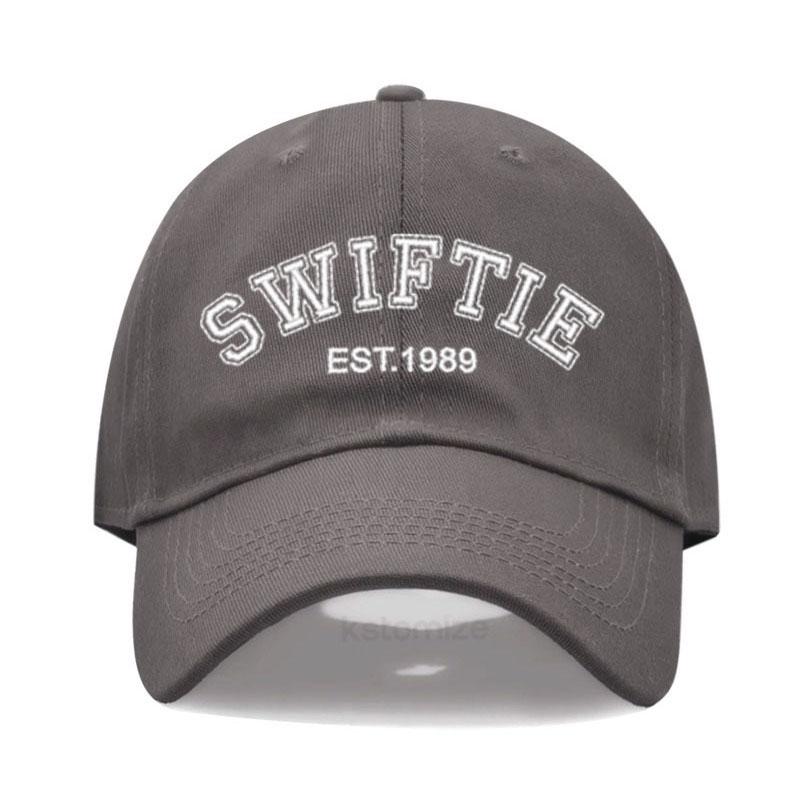 SWIFTIE 1989 Stickerei Baseballkappe für Männer Frauen Unisex Gewaschene Baumwolle Dad Hat Sonnenhut Geschenk Fans Outdoor-Sport Dropshipping