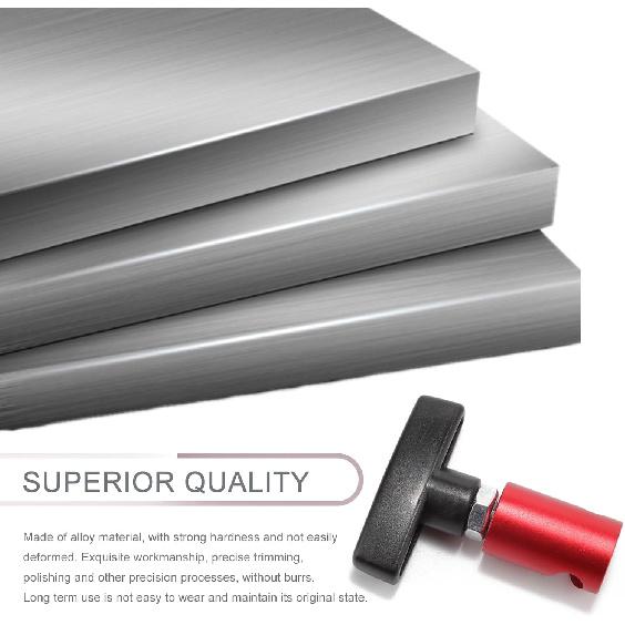 Shakas 2 PCS Lift Support Clamp, Hood Strut Clamp Hood Prop Rod Tool, Portable Locking Anti-Pinch Device, Universal for Most Cars (Red)