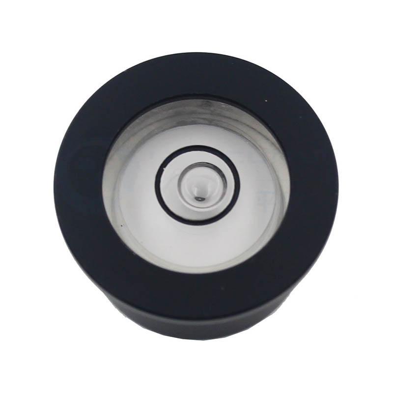 Metall Rund Oberflansch Eingebaute Wasserwaage Blase Horizontale Libellen für Elektronische Waage Magnetisch Optional Dia20mm 1 STK