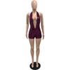 2023 Women's Deep V Halter Backless Slimming Jumpsuit
