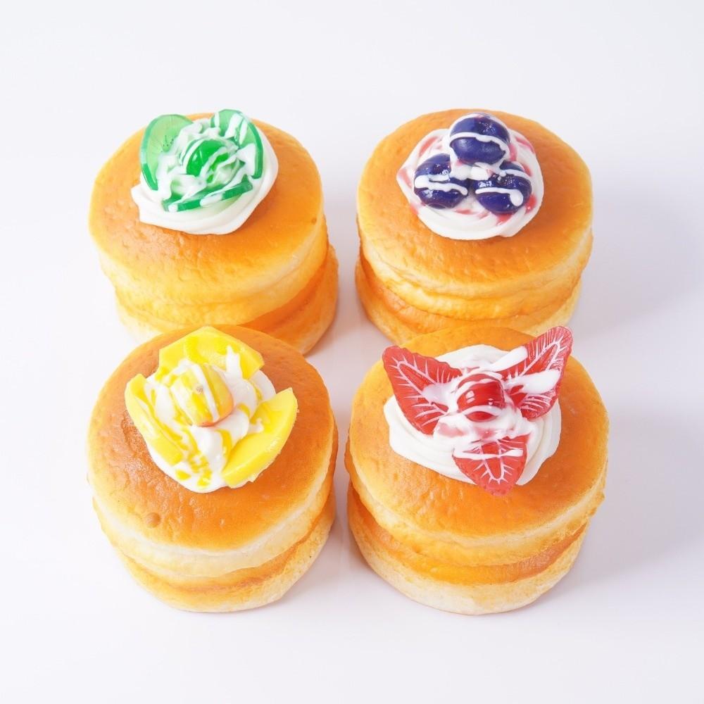 Rebound Cake Squeeze Toy Cartoon Mochi Squish Foam Toy New Refrigerator Magnets For Stress Relief
