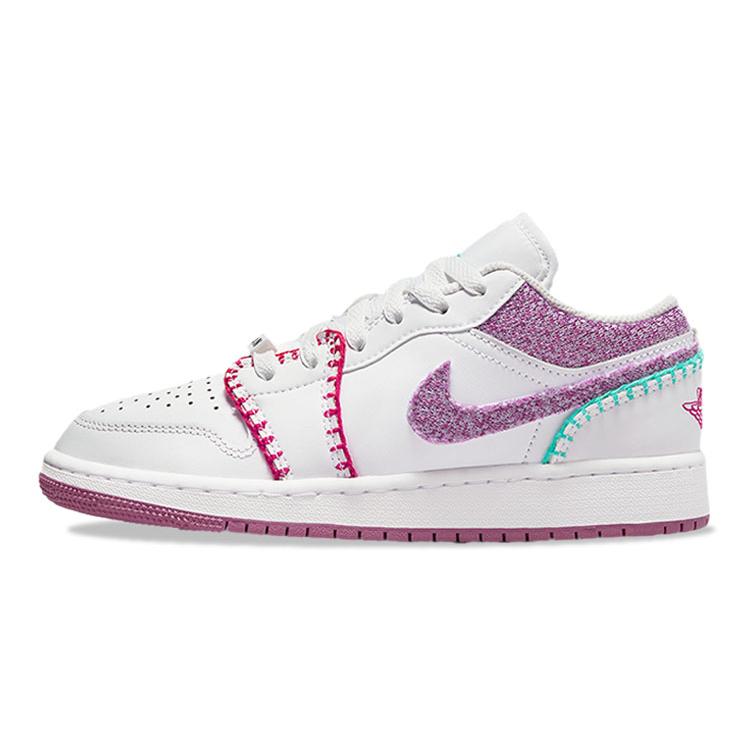 

Jordan 1 Low White Light Bordeaux GS DM9037-100 37.5