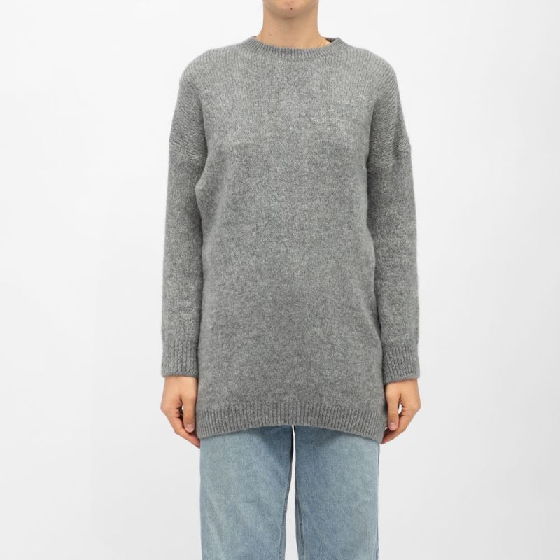 Women's Short Maelle Knit Dress with Round Neck LA PETITE ETOILE