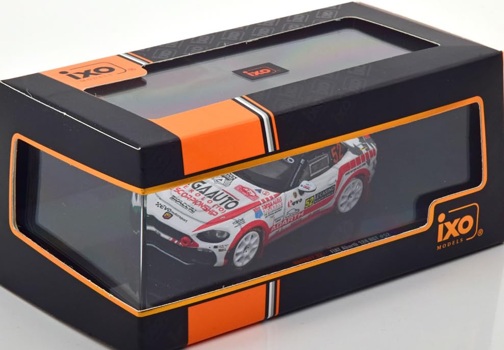 IXO 1/43 Fiat Abarth 124 RGT Rally Monte Carlo Winner 2022 #52 [Parallel Import]