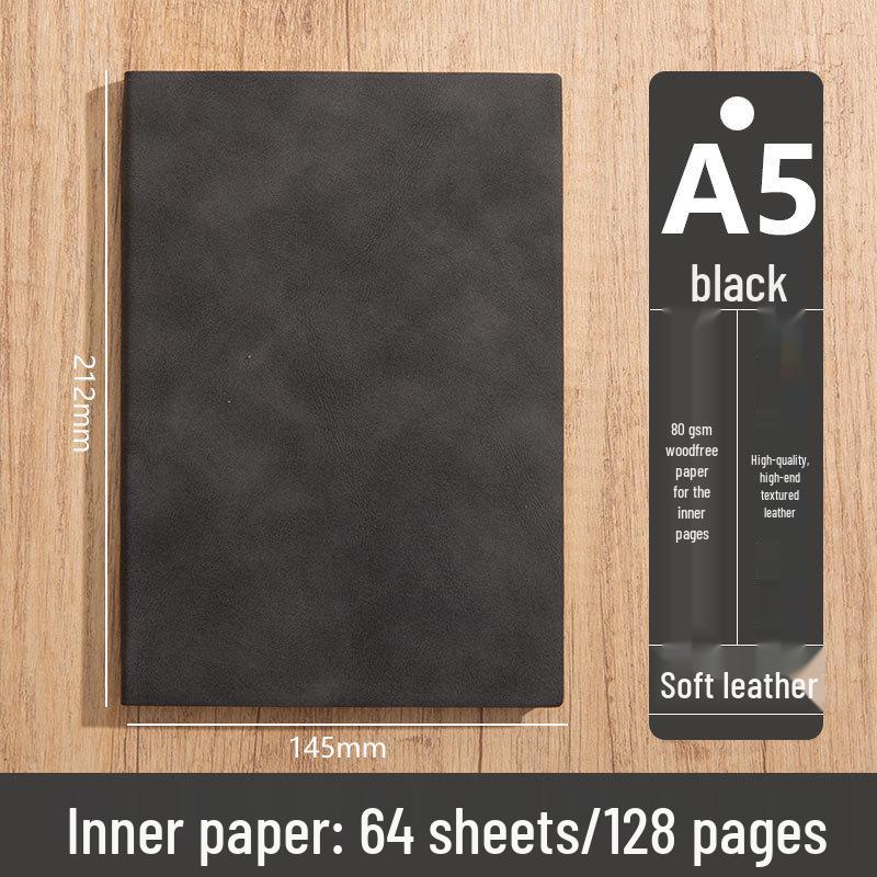 Custom Logo A5 High-End Office Notebook with Premium Cover and Inner Pages