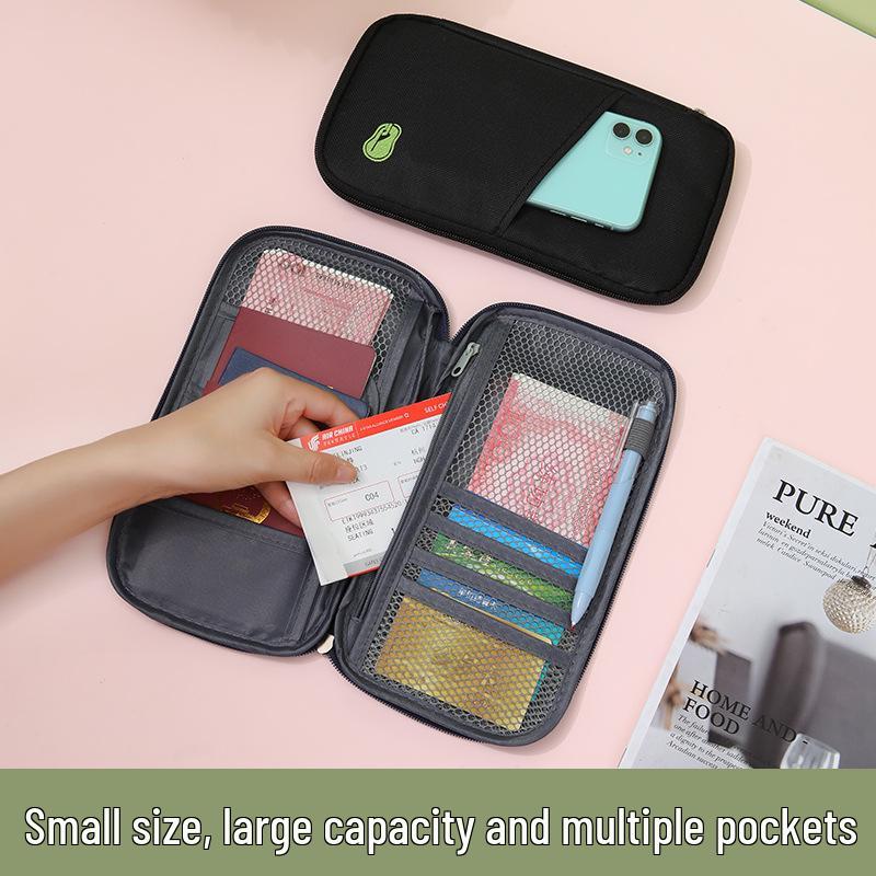 Multifunctional Passport and ID Holder Clutch for Travel
