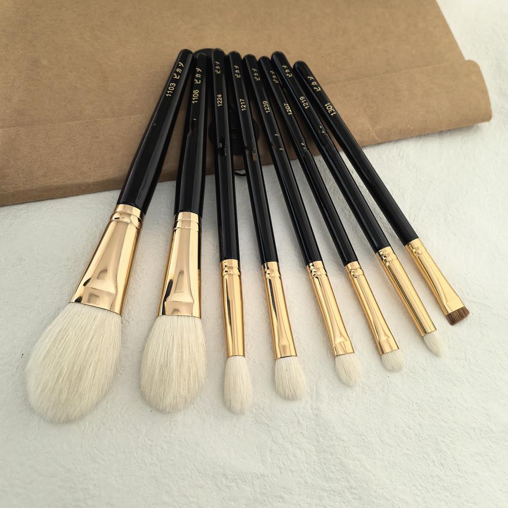 

Набор кистей Picasso Gold Tube из шерсти для румян и теней