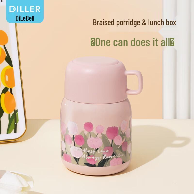 Delebear Tulip 316 Stainless Steel Insulated Stew Cup 500ml