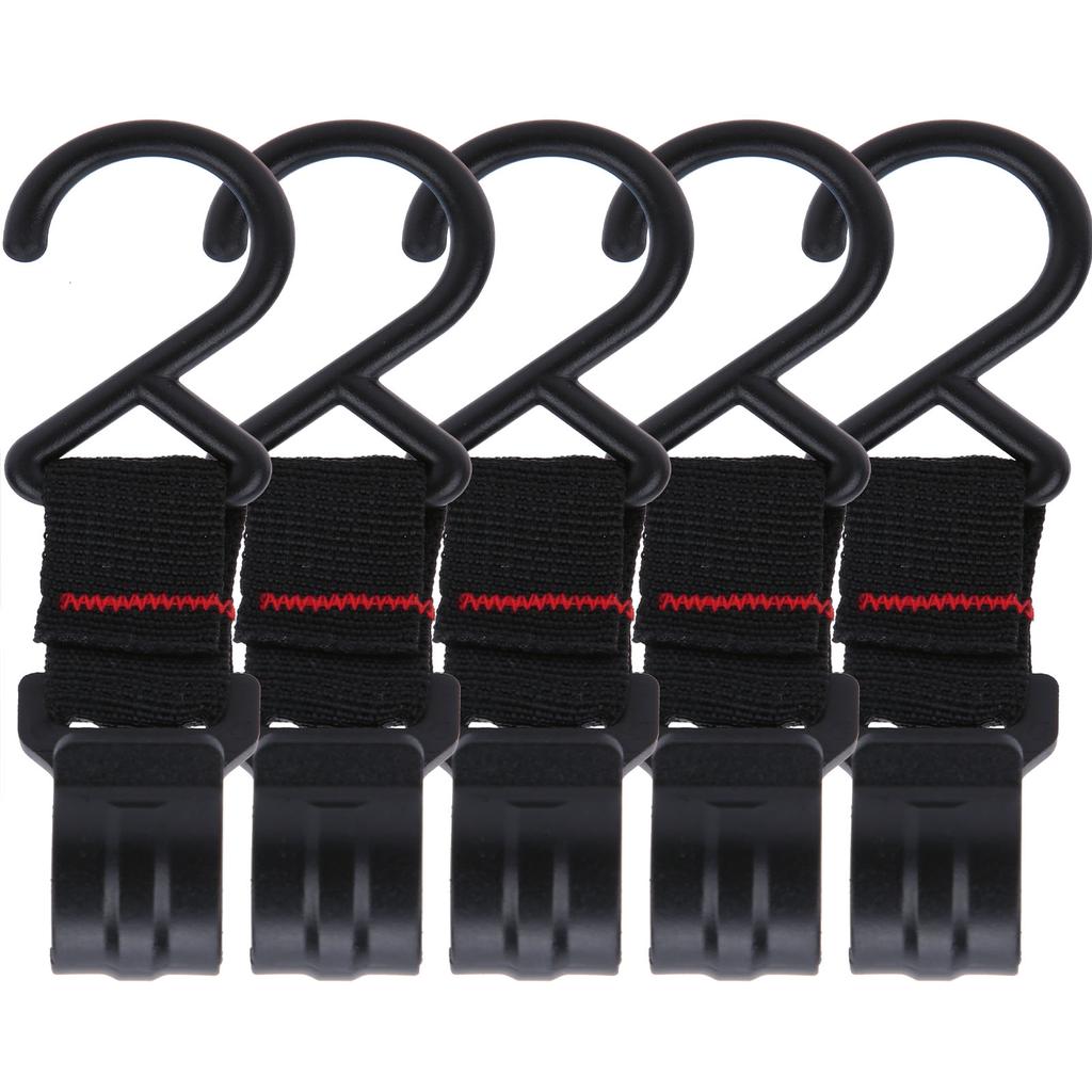 5Pcs Outdoor Hanging Hook Camping MultiFunctional Strap Hanger for Light Cookware