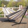 Outdoor Canvas Hammock with Stand