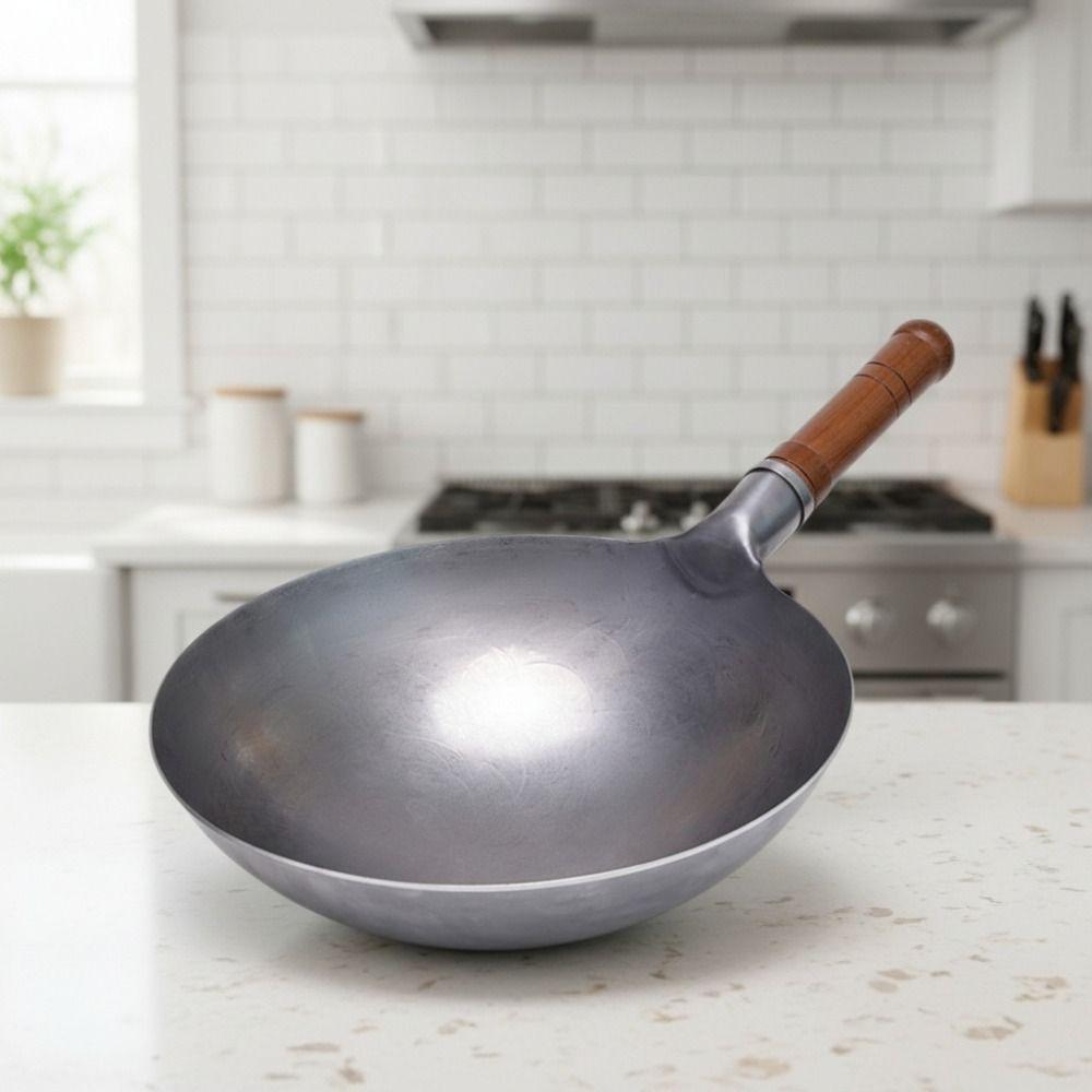 Universal Chinese Traditional Frying Wok No Coating Non-stick Pan Cooking Pot  Chinese Restaurant
