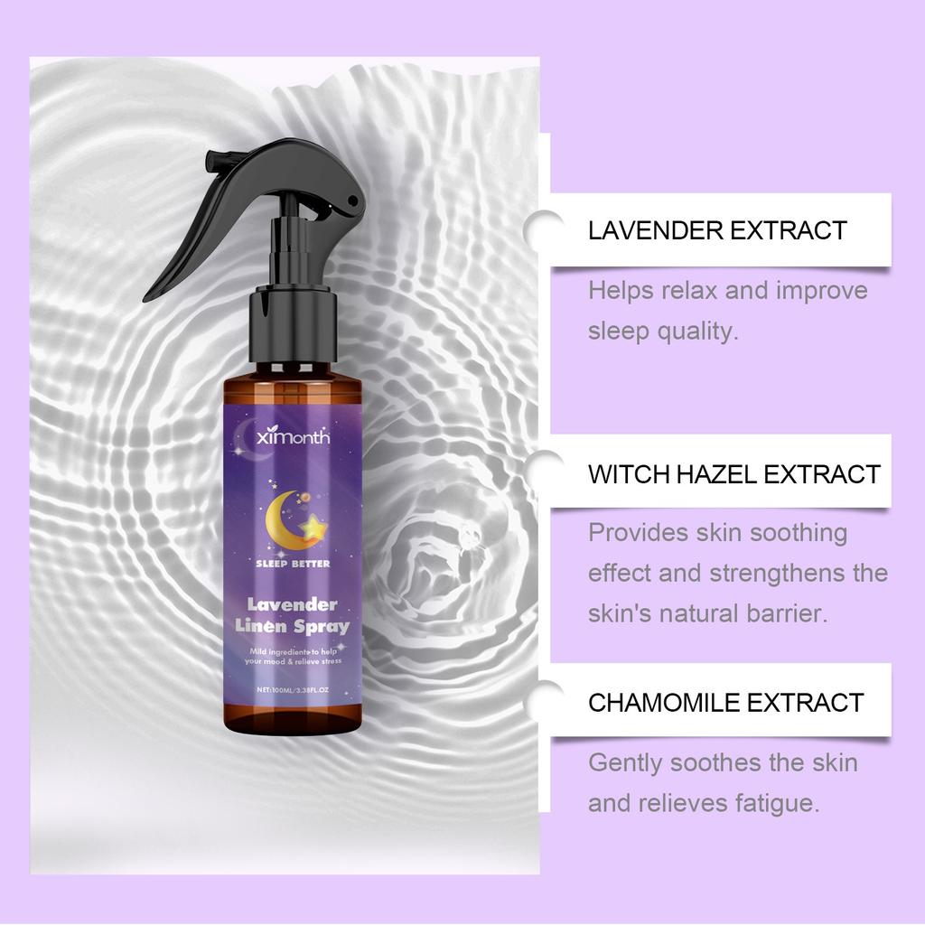 Lavender Spray, Lavender Pillow Spray For Sleeping, Lavender Oil  Spray - Relaxation, Aromatherapy, Sleep Aid, Room .100 Ml