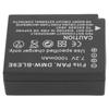 DMW BLE9E Lithium Ion Battery 1000mAh 7.2V Camera Replacement Battery for GX85 GX7 GX9 GF3 GF6 for