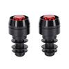 Bike Handlebar End Light Aluminum Alloy 3 Lighting Modes Mini Turn Signal Rear Security Light for Cycling Black