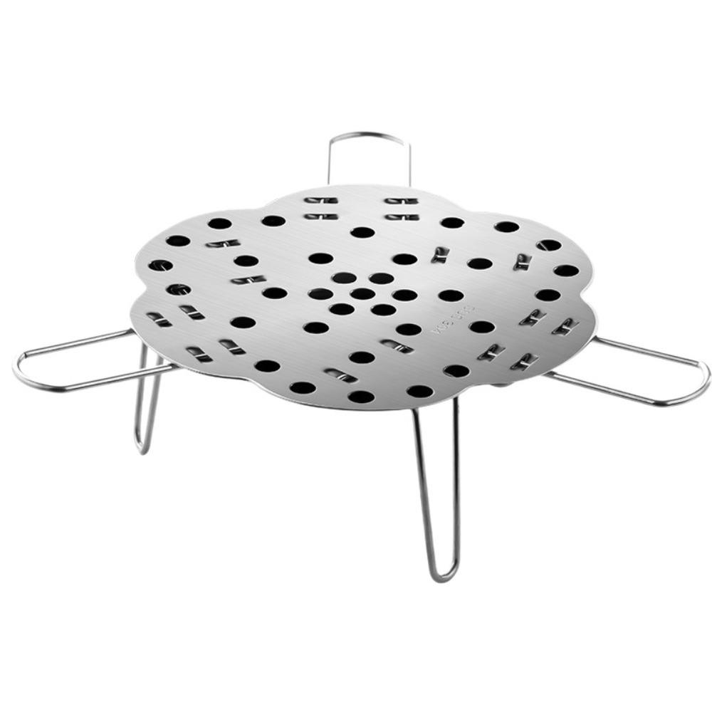 Stainless Steel Food Steamer Shelf Foldable Kitchen Steamer Holder New Steaming Rack  Kitchen
