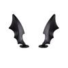 2Pcs Car Motorcycle Helmet Devil Horn Motocross Decoration Headwear Sucker Silicone Accessories