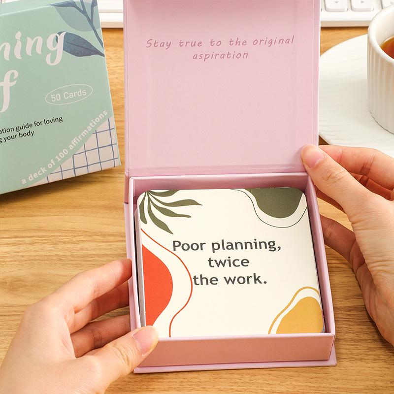 Creative Women's Inspirational Greeting Cards: Daily Motivational and Positive Energy Postcards