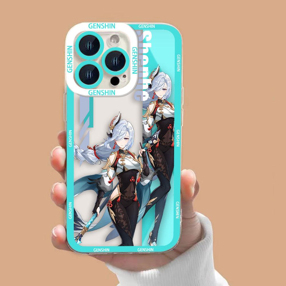 Genshin Impact Yae Xiao Clear Phone Case For OPPO A6X A98 A94 A79 A78 A74 A60 A58 A57 A55 A54 A53 A31 A15 A9 A5 A3 A3X A5X Case