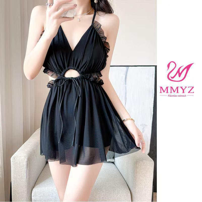 

Трендовый раздельный купальник 2025: Сексуальный, стройнящий купальник для весенних каникул, закрывающий живот и консервативного стиля. One Size