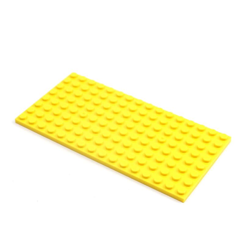 4 Pieces Base Plate 8x16 Dots Assemble Particles Building Blocks 92438 Bricks Set DIY Classic Educational Toys for Boys Girls