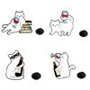 Trendy Cats Enamel Brooch Accessory Eye Catching Pin for Clothes and Backpacks Perfect Gift for Cats Enthusiasts