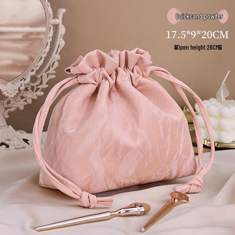 Aiyijiu French Style Drawstring Makeup Pouch One Size
