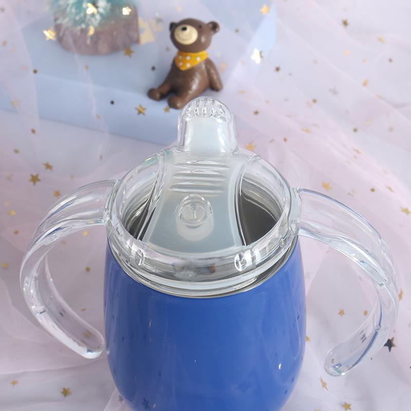 Inside and Outside Stainless Steel Thermos Cup Hot Sublimation Children's Baby Bottle Big Belly Cup Eggshell Cup Ice Bully Cup