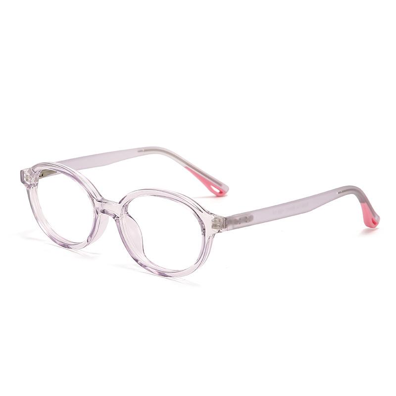 6-11 Years Old Kids Oval Anti Blue Light Glasses Kids Diopter Optical Myopia Hyperopia Eyeglass Frames