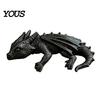 Indoor Home Library Decor Sleeping Dragon Bookshelf Decor, Book Nook Figurine, Gothic Fantasy Reading Booksitter Ornament, Shelf Desk