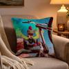 Cool Game RRiders RepublicS Pillow Case Soft Plush Cushion Cover Double Print and Invisible Zipper for Sofa Home Car Use