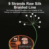 Kingdom Fishing Lines 9 Strands Braided PE Line Super Stiff and Strong 150m 9 Sizes