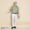 Callaway Short Sleeve Polo Shirt UV Golf C24134117 Men's (Floral Print, Moisture-Wicking, Quick-Drying, Protection) / / 1181_Khaki