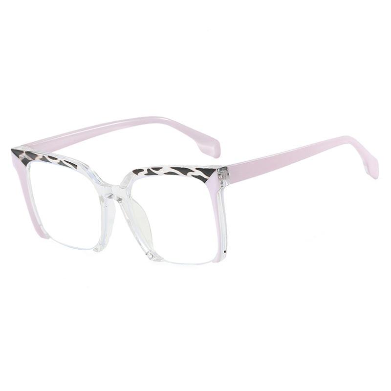 New Fashion Retro Half Frame Anti Blue Light Glasses Ins Colorful Frame Anti Mobile Phone Radiation Design Trendy Men Glasses