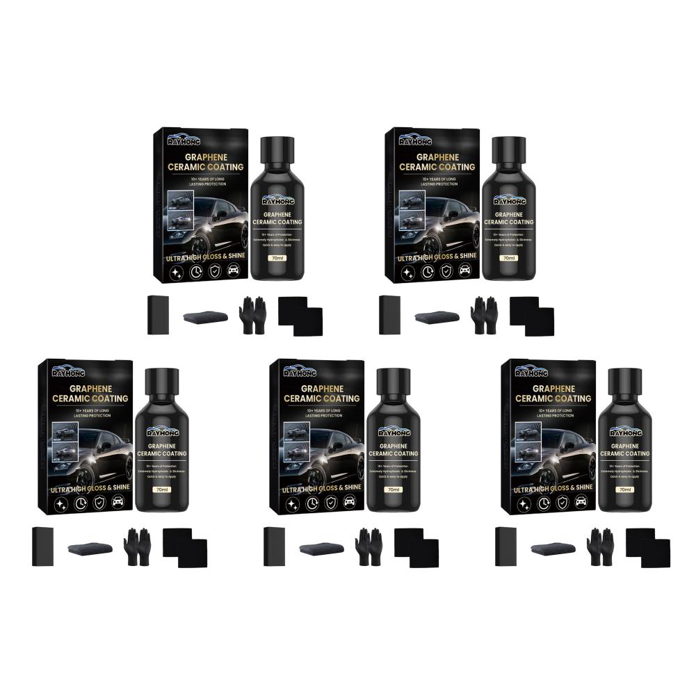 70ml Graphene Ceramic Coating Waterproof Nano Ceramic Coating Graphene Car Paint Care Anti Scratch Hydrophobic Paint Protection