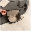 IELGY Silver Mini Bag Women's Year Summer Trendy Diamond Chain Handbag Commuter Shoulder Messenger Bucket Bag
