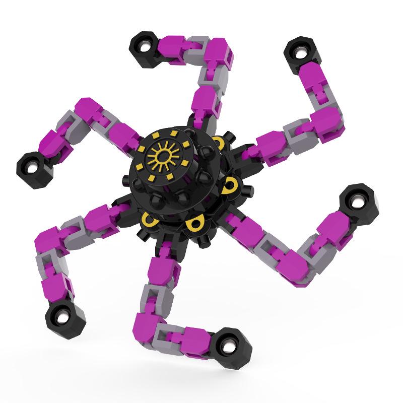 Luminous Decompression Finger Spinner - Mechanical Gyro Toy