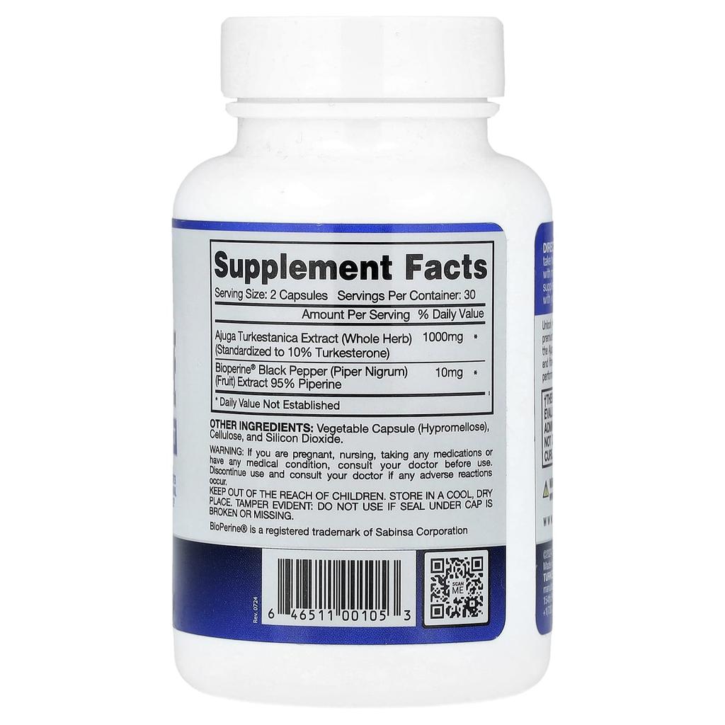 Turkesterone, 60 Capsules