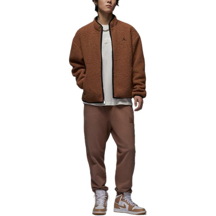 Jordan Flight Fleece Clothing Men's Ancient Brown FV7449-223