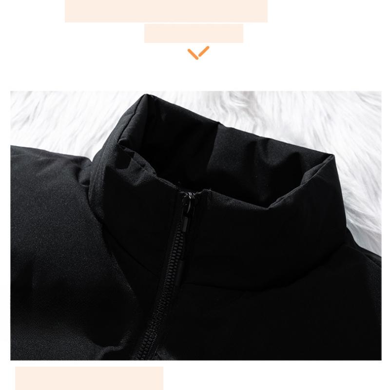 Jacke Herren Weste Herbst und Winter Verdickt Pferdejacke Lässig Große Größen Schultern Baumwollkleidung Vielseitig Außenbekleidung Baumwollunterhemd Herren
