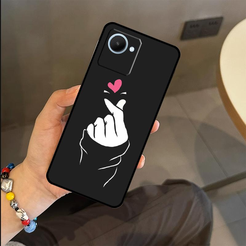 Love On The Finger Kpop Case For Realme 15 14 11 12 13 Pro Plus GT7 Pro GT6 C55 C51 C53 C35 C33 C61 C65 C67 C71 C75