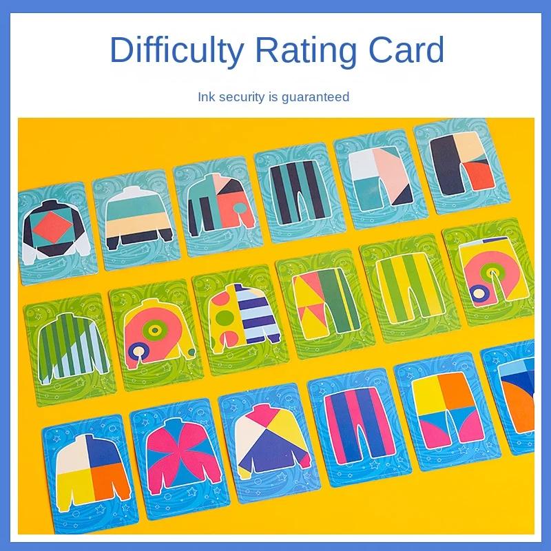 Tailor Master Battle Game Kids Toy Color Shape Matching Logical Thinking Board Games Interactive Montessori Educational Toys