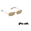 Prada Rectangular Sunglasses Women sunglasses Gold SPRA60E5AKC059FE70G