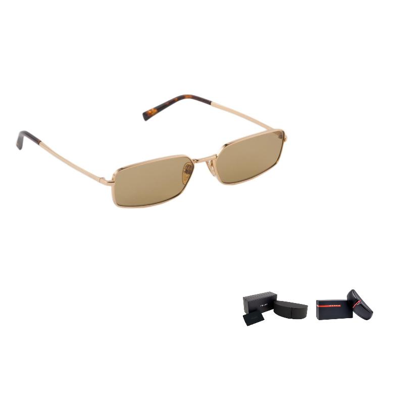 Prada Rectangular Sunglasses Women sunglasses Gold SPRA60E5AKC059FE70G