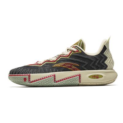 KAI 2 Cushioning Abrasion Resistant Rebound Low Top Midfoot Carbon Plate Basketball Shoes Men's Gray Beige 112611110S-7