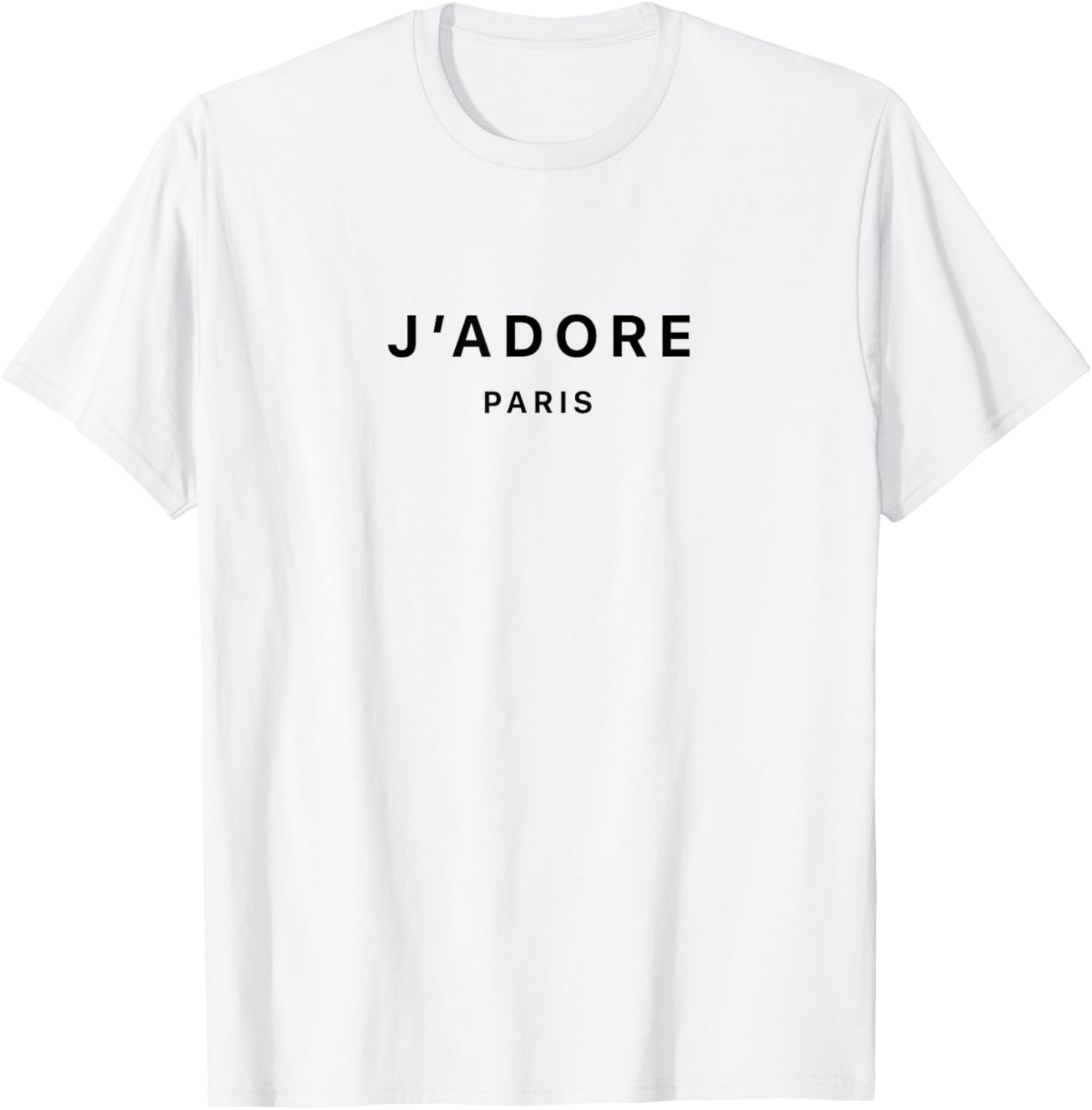 I Love Paris J-Adore Paris White Graphic T-Shirt Small S разноцветный