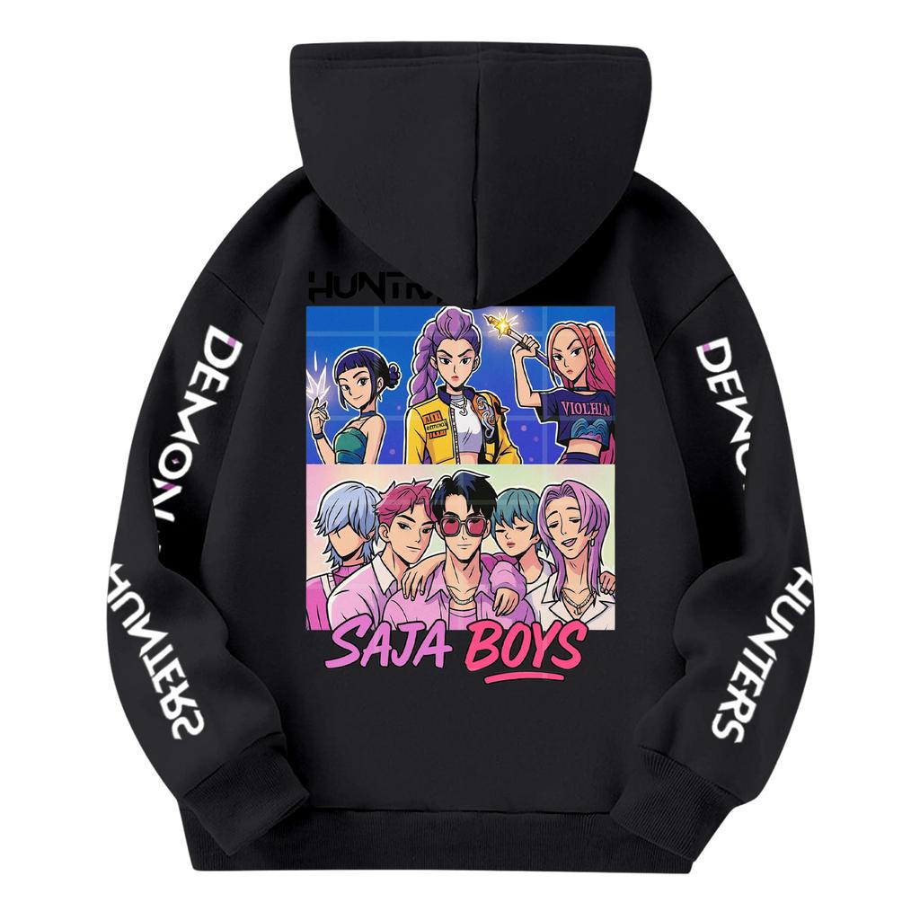 Dětská móda Lehký pulovr s dlouhým rukávem s kapsami Potisk Mikina s kapucí