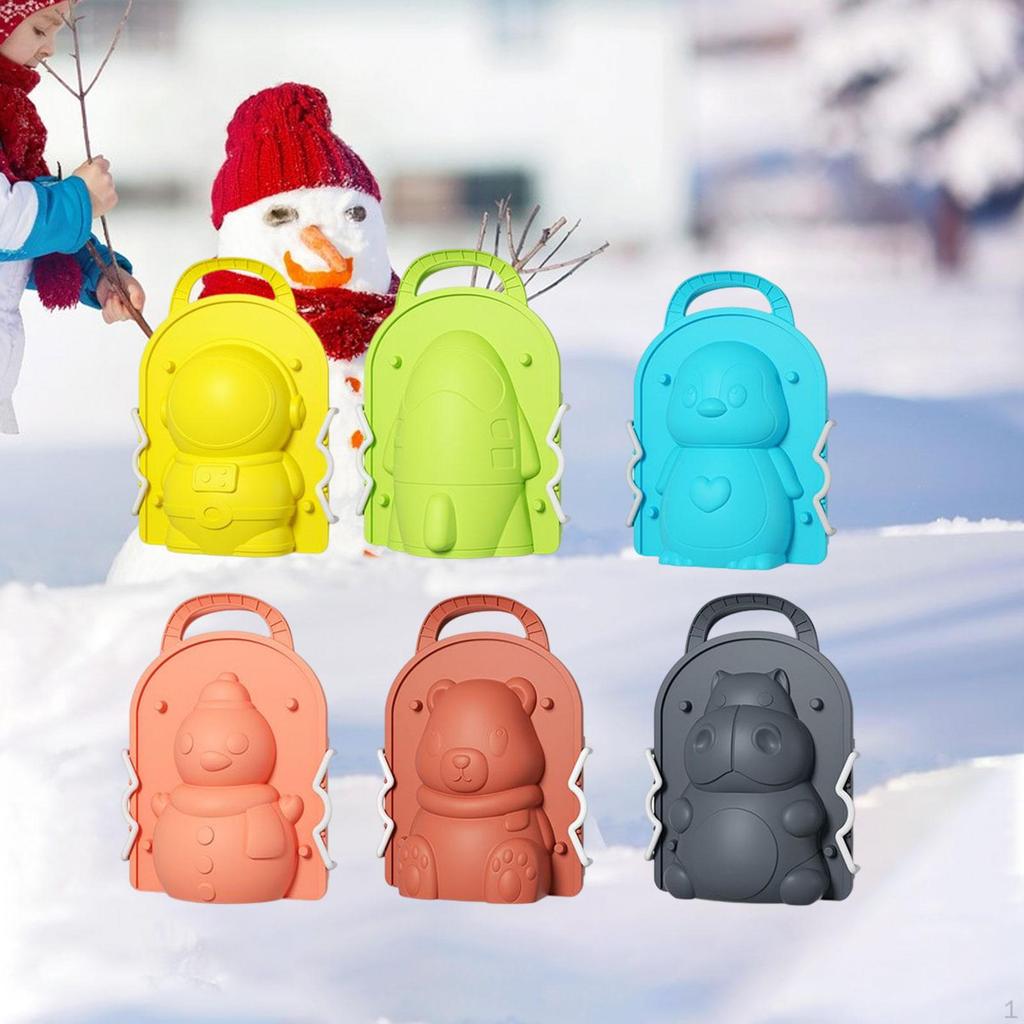 Clip Sand Toy Snow Tool with Handle Play Clamps for Kids Winter Outdoor Children Activities