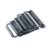 Black Spring Loading Cupboard Handles Foldable Iron Hardware Space Saving Solution Smooth Grip 6pcs for Kitchen Bathroom